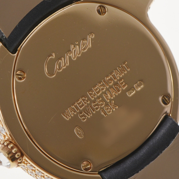 CARTIER Cartier Panthere Panther 1925 Diamond Women's YG/Leather Watch Quartz... - Picture 6 of 12